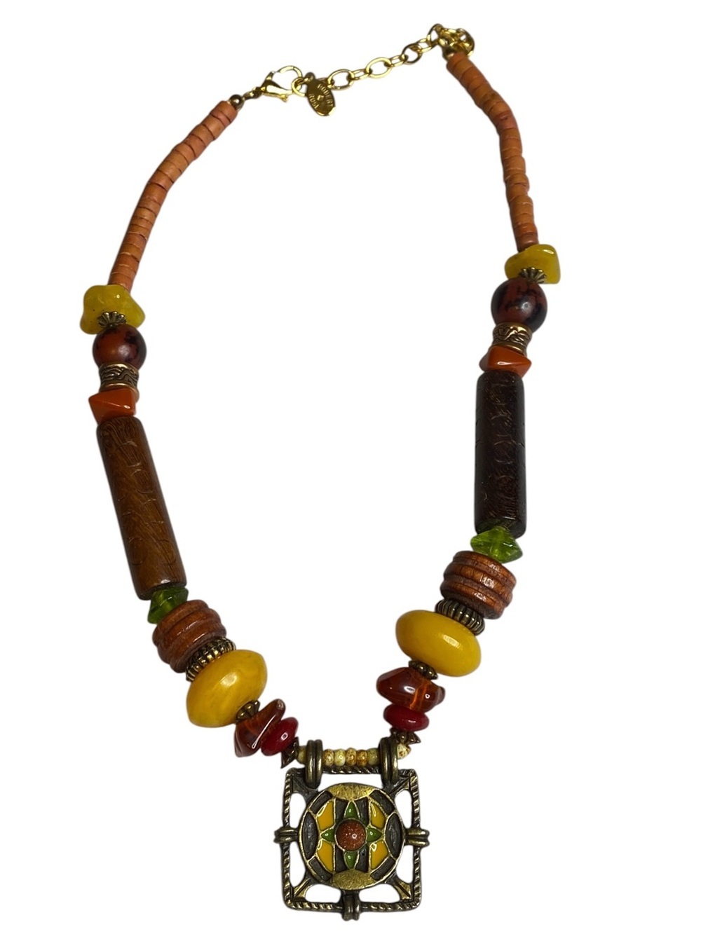Robert Rose Vintage Retro 18” Boho Necklace 70’s Revival